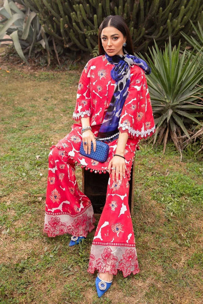 Maria B | M Prints Spring 24 | MPT-2112-A - Pakistani Designer Dress - by Maria B | Type: Luxury - 100% Original at Saira Sultan