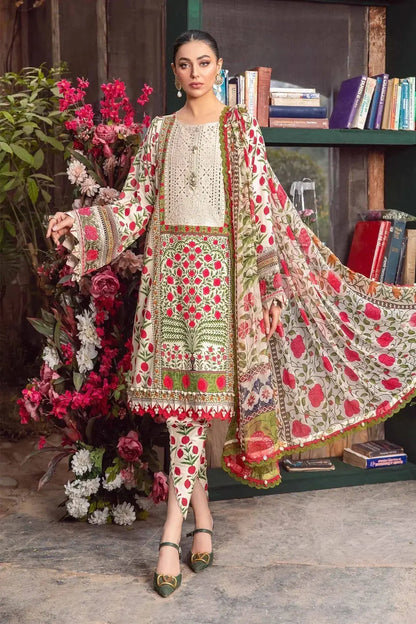 Maria B | M Prints Spring 24 | MPT-2114-A - Pakistani Designer Dress - by Maria B | Type: Luxury - 100% Original at Saira Sultan
