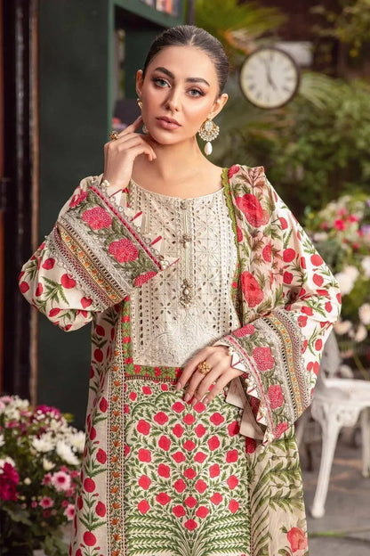 Maria B | M Prints Spring 24 | MPT-2114-A - Pakistani Designer Dress - by Maria B | Type: Luxury - 100% Original at Saira Sultan