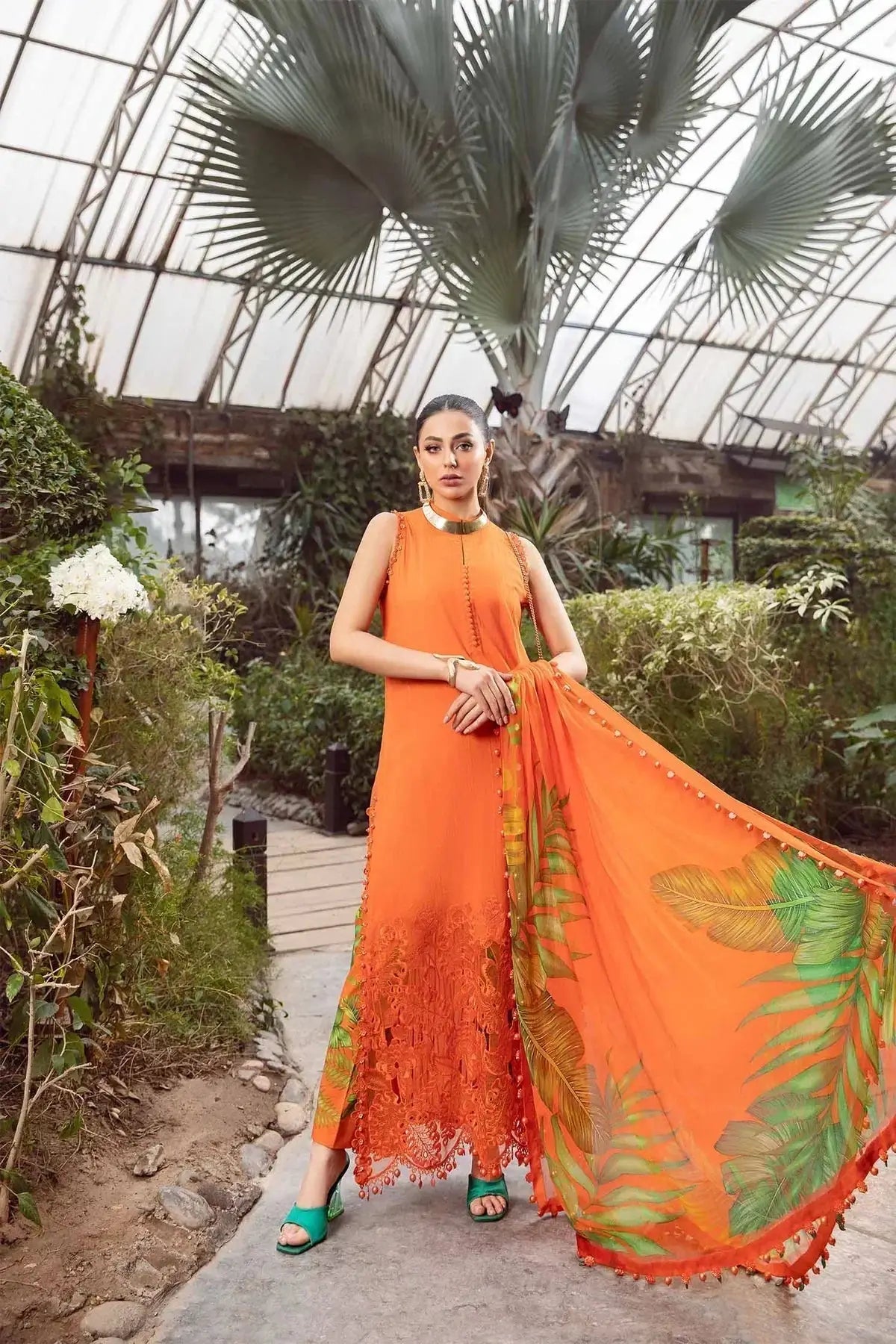 Maria B | M Prints Spring 24 | MPT-2101-A - Pakistani Designer Dress - by Maria B | Type: Luxury - 100% Original at Saira Sultan
