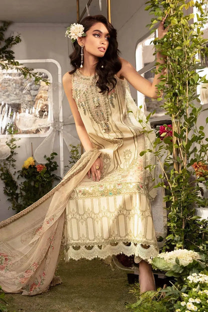 Maria B | M Prints Spring 24 | MPT-2104-A - Pakistani Designer Dress - by Maria B | Type: Luxury - 100% Original at Saira Sultan