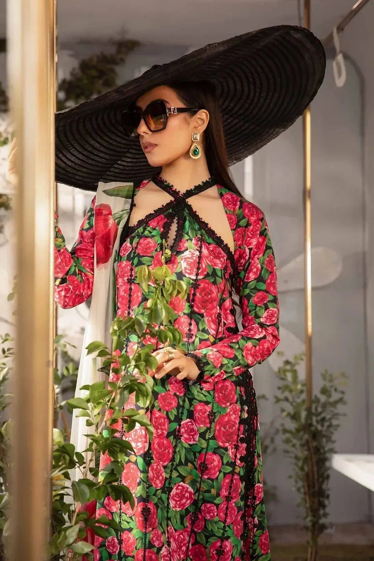 Maria B | M Prints Spring 24 | MPT-2106-B - Pakistani Designer Dress - by Maria B | Type: Luxury - 100% Original at Saira Sultan