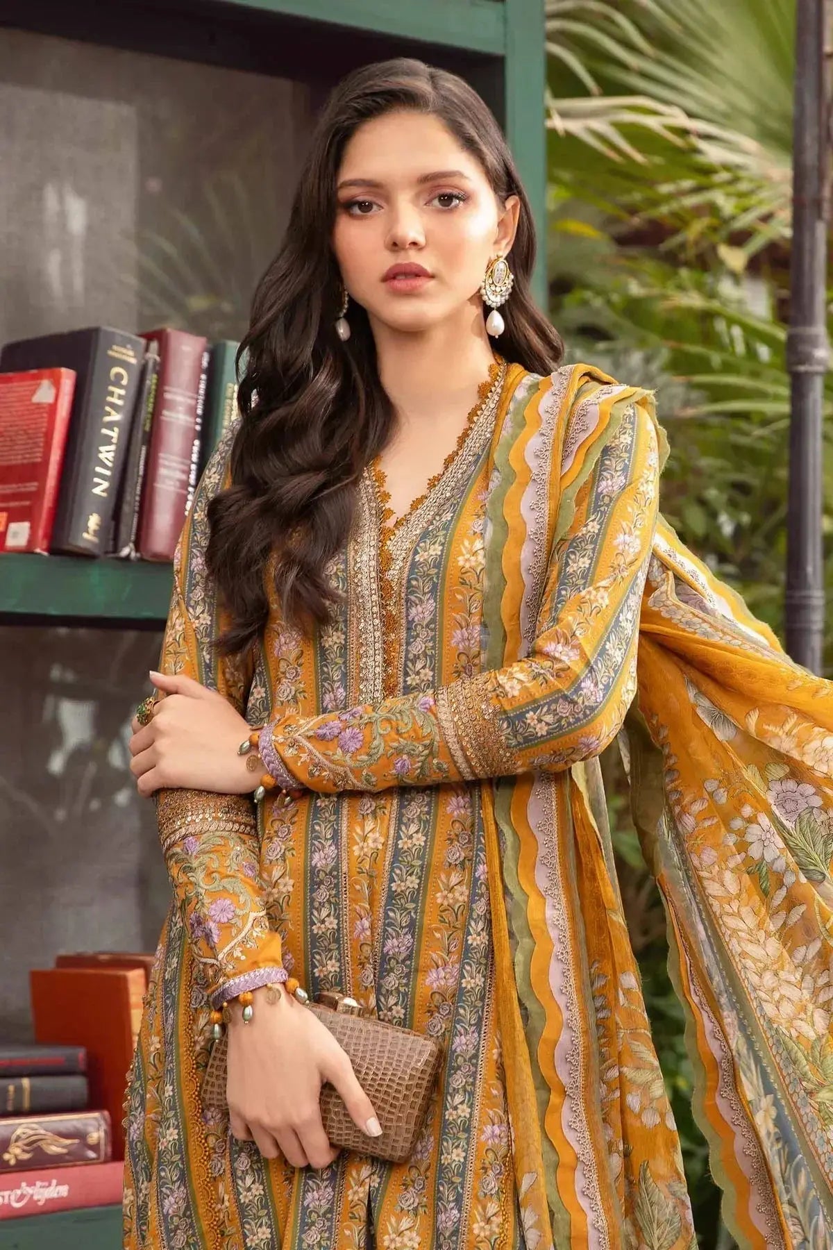 Maria B | M Prints Spring 24 | MPT-2107-A - Pakistani Designer Dress - by Maria B | Type: Luxury - 100% Original at Saira Sultan
