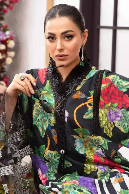 Maria B | M Prints Spring 24 | MPT-2108-B - Pakistani Designer Dress - by Maria B | Type: Luxury - 100% Original at Saira Sultan