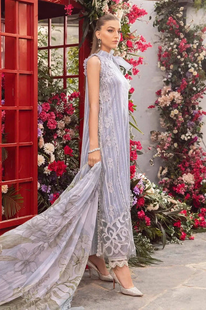 Maria B | M Prints Spring 24 | MPT-2109-A - Pakistani Designer Dress - by Maria B | Type: Luxury - 100% Original at Saira Sultan