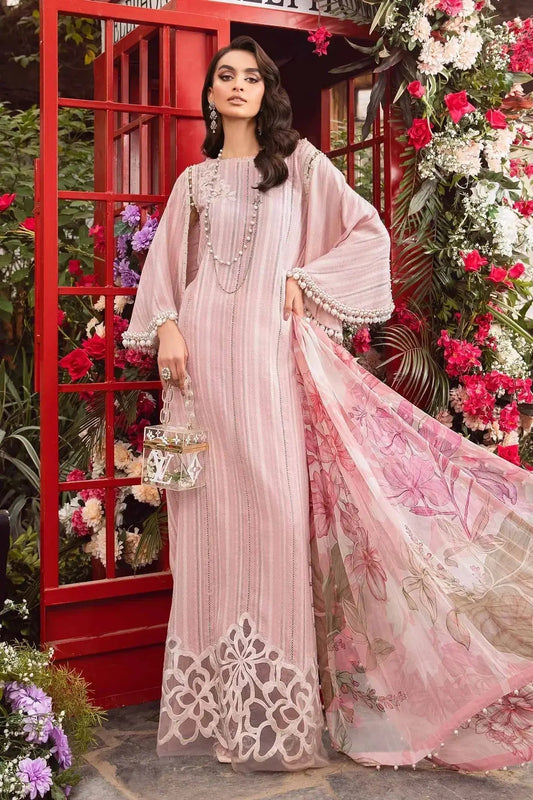 Maria B | M Prints Spring 24 | MPT-2109-B - Pakistani Designer Dress - by Maria B | Type: Luxury - 100% Original at Saira Sultan