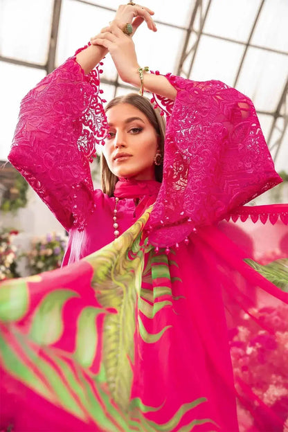 Maria B | M Prints Spring 24 | MPT-2101-B - Pakistani Designer Dress - by Maria B | Type: Luxury - 100% Original at Saira Sultan