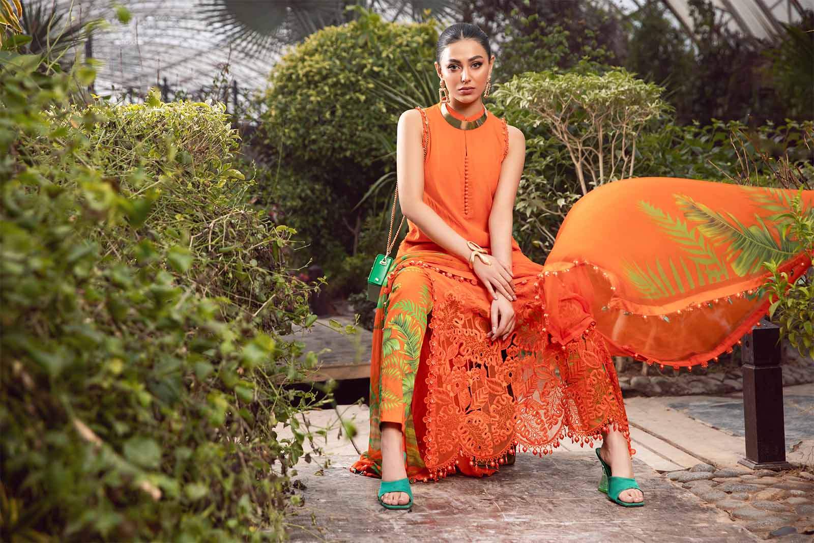 Maria B | M Prints Spring 24 | MPT-2101-A - Pakistani Designer Dress - by Maria B | Type: Luxury - 100% Original at Saira Sultan