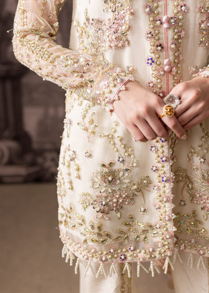 Maria Osama Khan | Mystara Wedding Festive | Zeest XL Ivory Organza