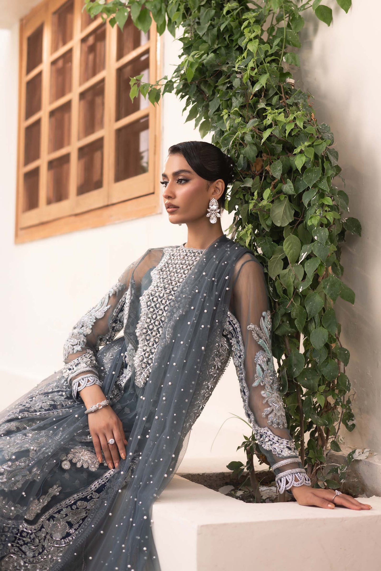 Maryam Hussain | Marwa Luxury Formals 24 | Zari - Pakistani Designer Dress - by Maryam Hussain | Type: Ladies Clothes - 100% Original at Saira Sultan