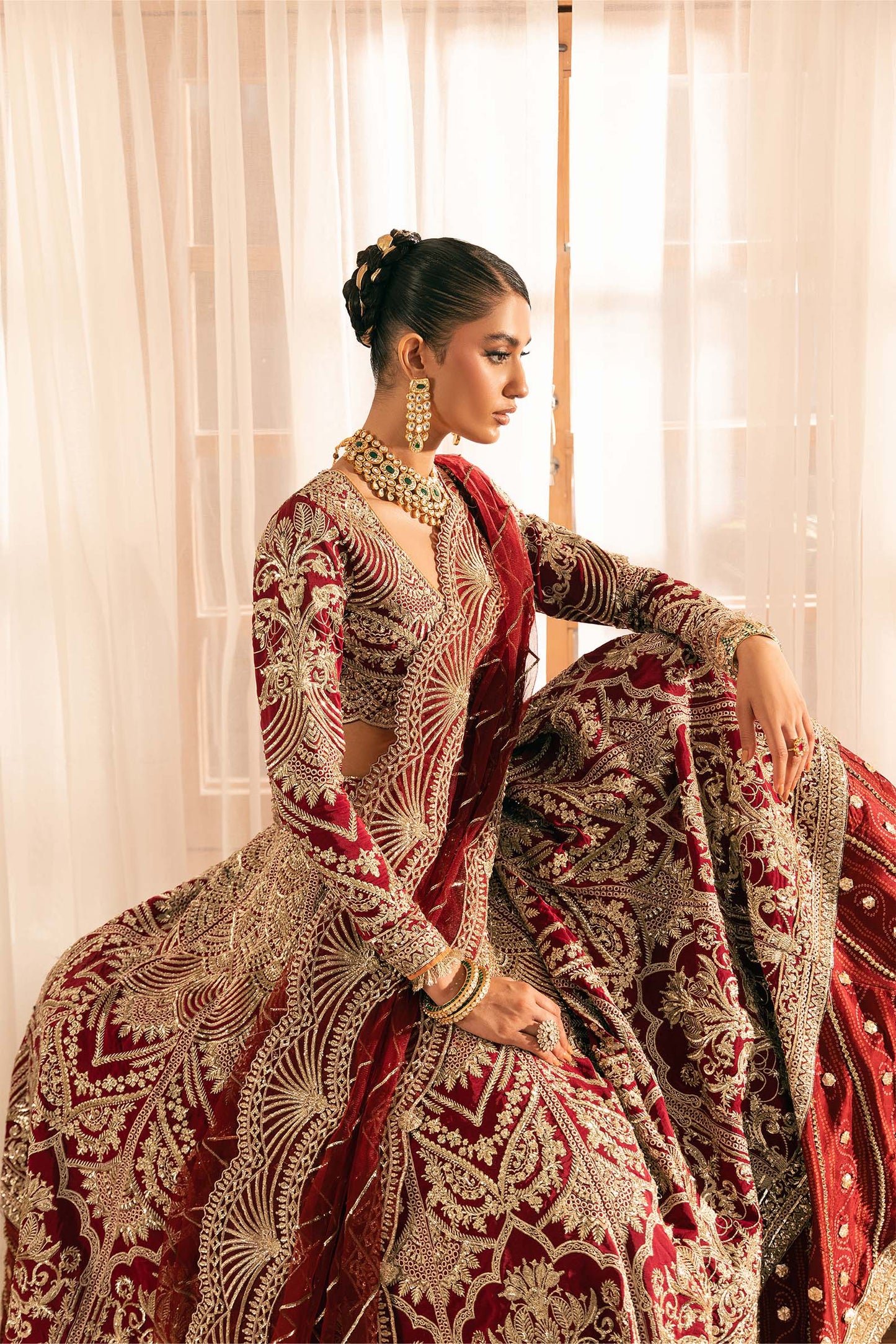 Maryam Hussain | Marwa Luxury Formals 24 | Moorni - Pakistani Designer Dress - by Maryam Hussain | Type: Ladies Clothes - 100% Original at Saira Sultan
