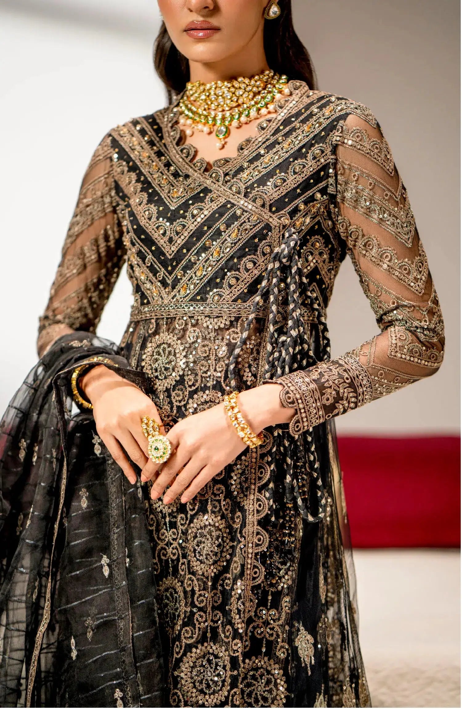 Maryum N Maria | Alaia Wedding Formals | Elise-MW23-527 - Pakistani Designer Dress - by Maryum N Maria | Type: Bridal - 100% Original at Saira Sultan