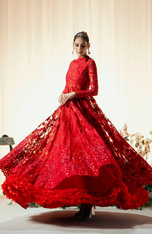 Maryum N Maria | Alaia Wedding Formals | Camelia-MW23-530 - Pakistani Designer Dress - by Maryum N Maria | Type: Bridal - 100% Original at Saira Sultan