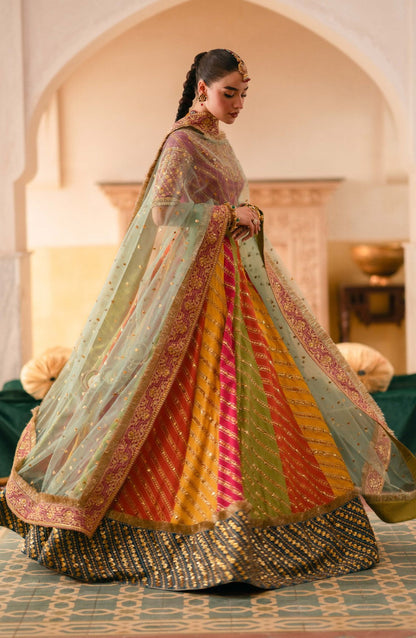 Maryum N Maria | Gul Posh Wedding Formals | SITARA BEGUM - MS40064 - Pakistani Designer Dress - by Maryum N Maria | Type: Ladies Clothes - 100% Original at Saira Sultan