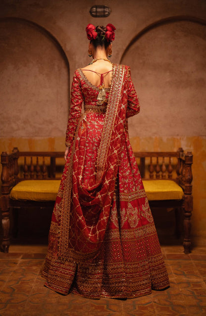 Maryum N Maria | Gul Posh Wedding Formals | ZAIB UN NISA - MS40065 - Pakistani Designer Dress - by Maryum N Maria | Type: Ladies Clothes - 100% Original at Saira Sultan