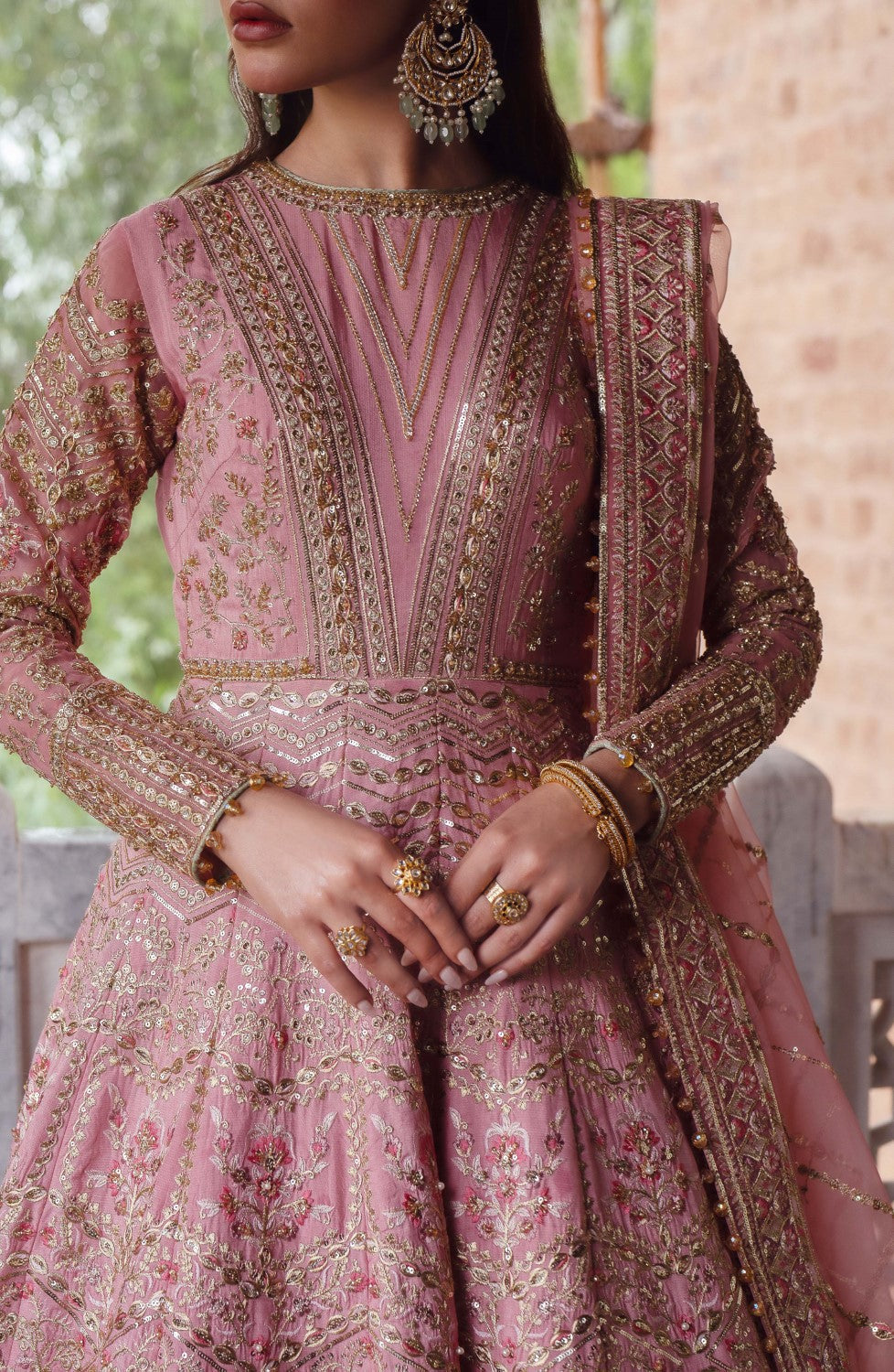Maryum N Maria | Gul Posh Wedding Formals | MEHER UN NISA - MS40061 - Pakistani Designer Dress - by Maryum N Maria | Type: Ladies Clothes - 100% Original at Saira Sultan