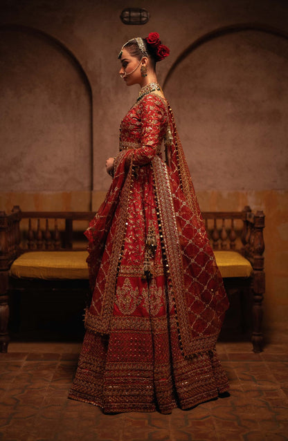 Maryum N Maria | Gul Posh Wedding Formals | ZAIB UN NISA - MS40065 - Pakistani Designer Dress - by Maryum N Maria | Type: Ladies Clothes - 100% Original at Saira Sultan