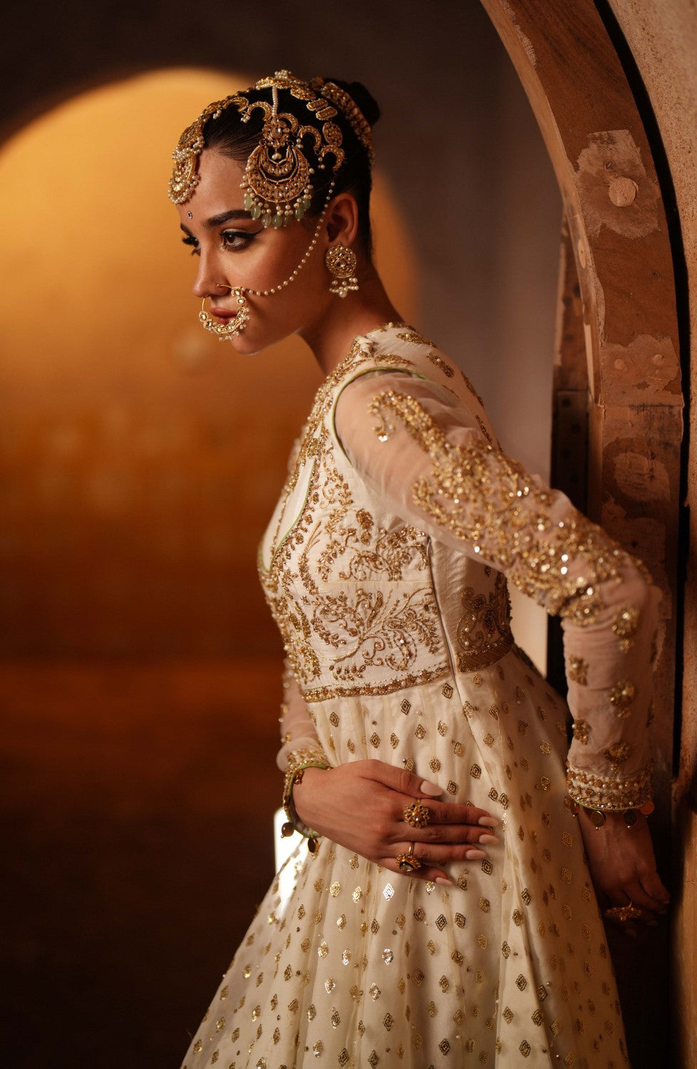Maryum N Maria | Gul Posh Wedding Formals | Chand Bali - MS40066 - Pakistani Designer Dress - by Maryum N Maria | Type: Ladies Clothes - 100% Original at Saira Sultan