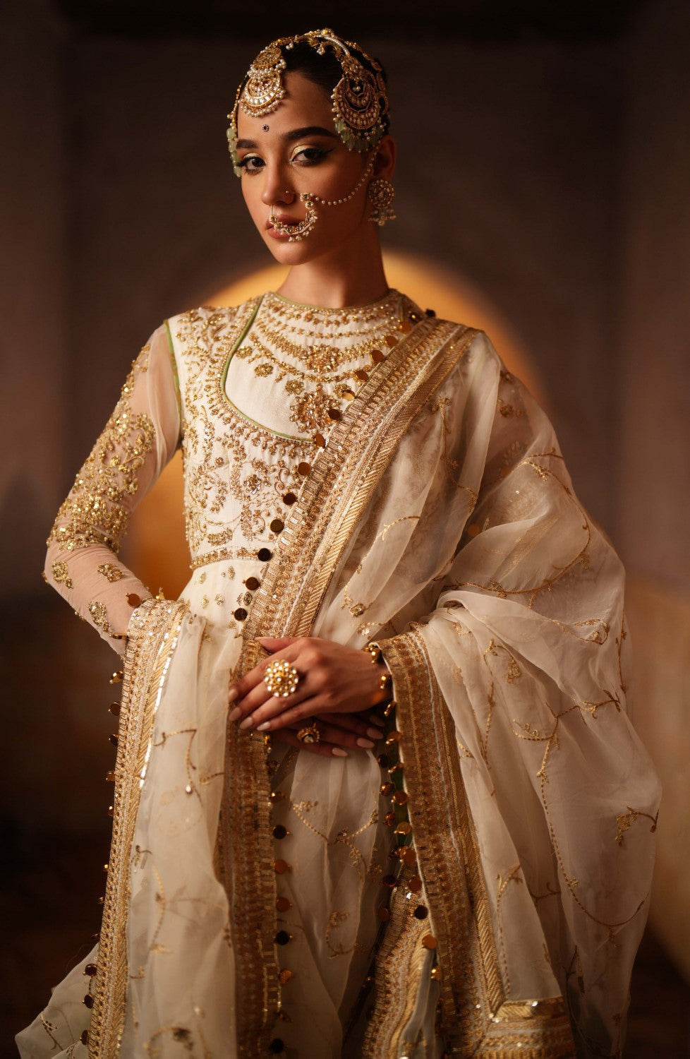 Maryum N Maria | Gul Posh Wedding Formals | Chand Bali - MS40066 - Pakistani Designer Dress - by Maryum N Maria | Type: Ladies Clothes - 100% Original at Saira Sultan