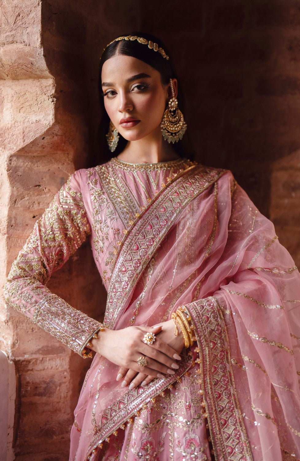 Maryum N Maria | Gul Posh Wedding Formals | MEHER UN NISA - MS40061 - Pakistani Designer Dress - by Maryum N Maria | Type: Ladies Clothes - 100% Original at Saira Sultan