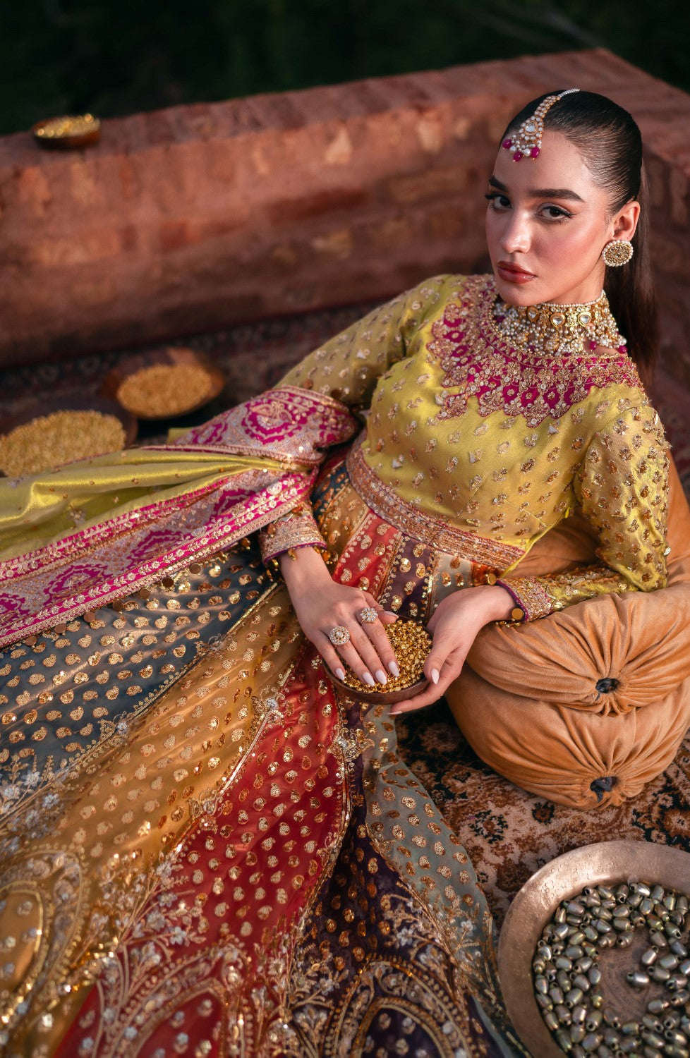 Maryum N Maria | Gul Posh Wedding Formals | PAKEEZA - MS40069 - Pakistani Designer Dress - by Maryum N Maria | Type: Ladies Clothes - 100% Original at Saira Sultan