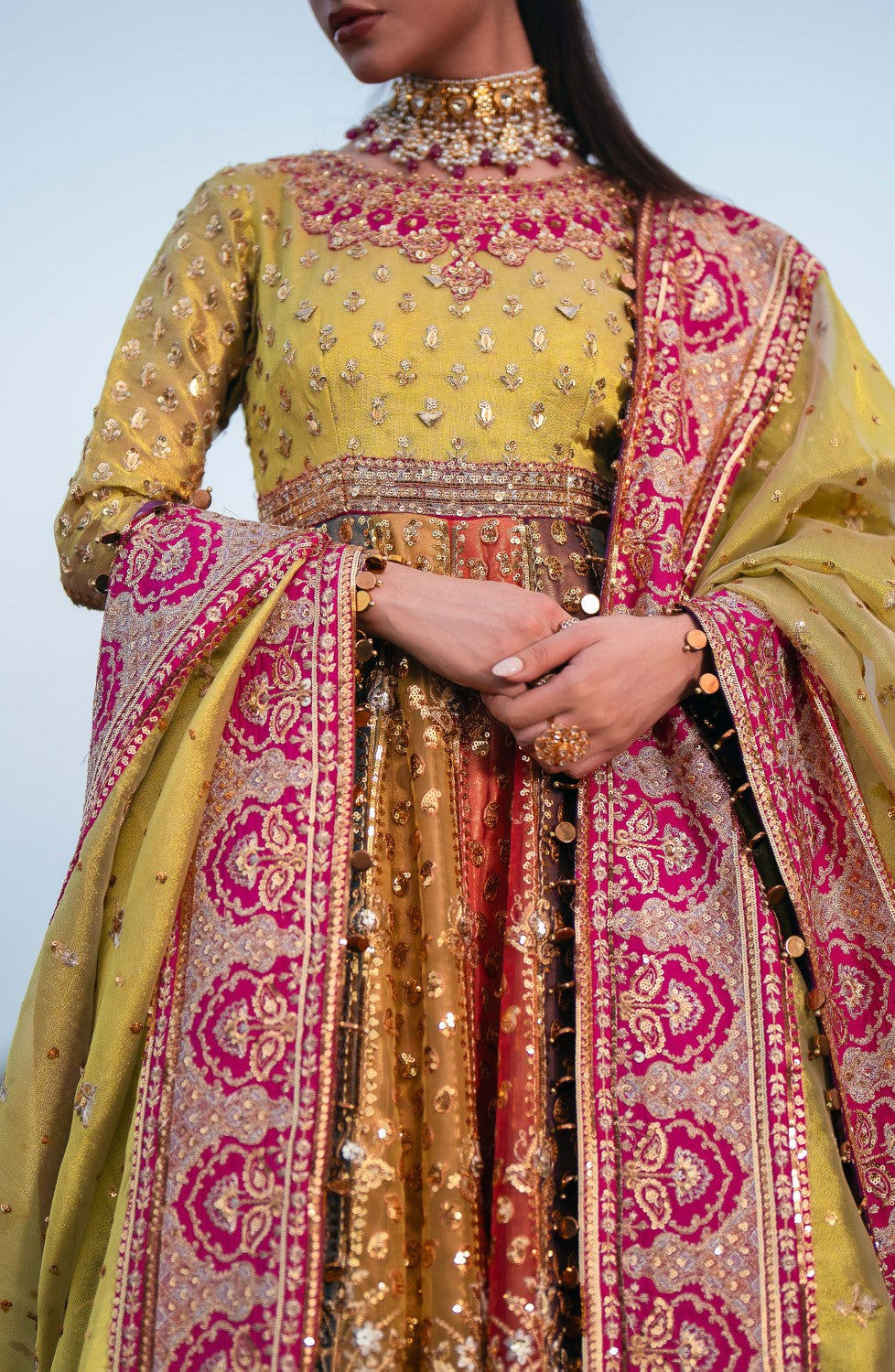 Maryum N Maria | Gul Posh Wedding Formals | PAKEEZA - MS40069 - Pakistani Designer Dress - by Maryum N Maria | Type: Ladies Clothes - 100% Original at Saira Sultan