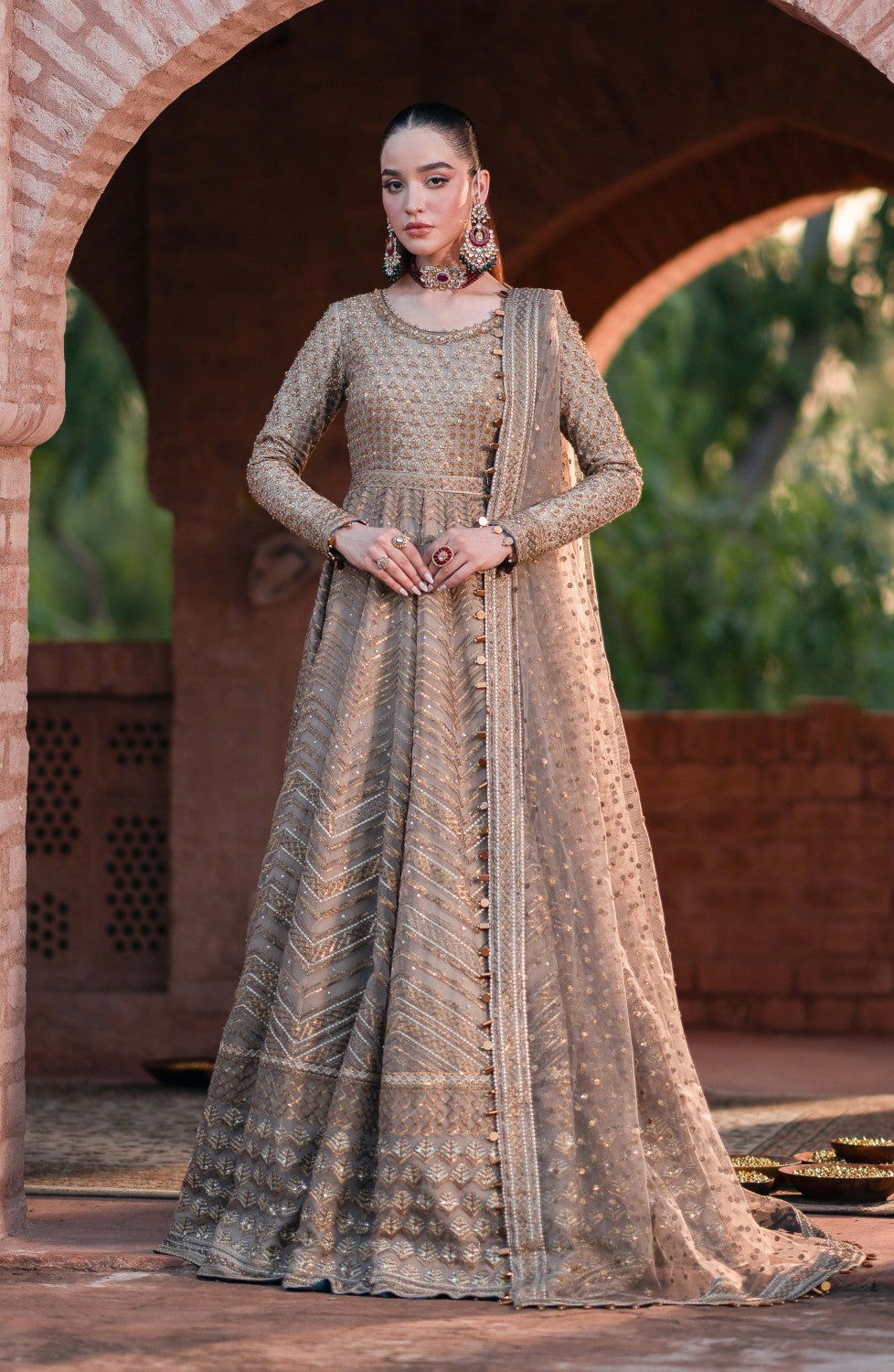 Maryum N Maria | Gul Posh Wedding Formals | SHEHAR BANO - MS40063 - Pakistani Designer Dress - by Maryum N Maria | Type: Ladies Clothes - 100% Original at Saira Sultan