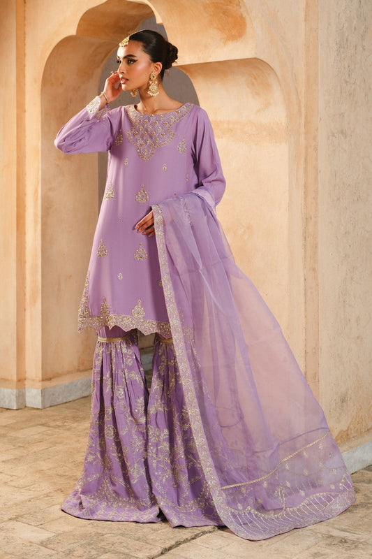 Maryum N Maria | Musk Formals | TRESOR - FS40031 XS Purple Gray Organza