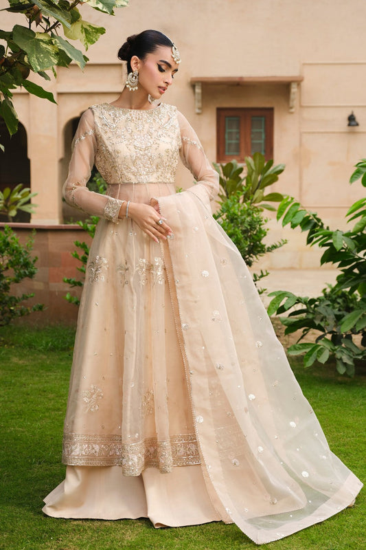 Maryum N Maria | Musk Formals | AMAYA - FS40037 XS Cream Organza