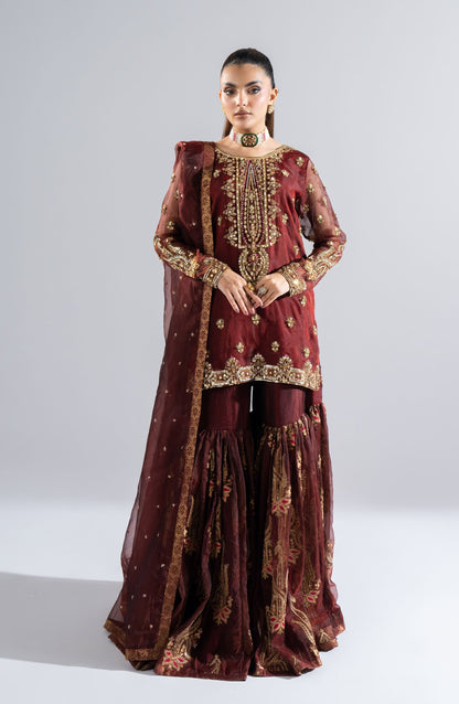 Maryum N Maria | Riwayat Wedding Formals | EROMI - MW24-553 - Pakistani Designer Dress - by Maryum N Maria | Type: Ladies Clothes - 100% Original at Saira Sultan