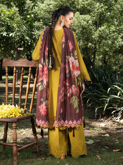 Hemstitch | The Garden Lawn | Matcha - Pakistani Designer Dress - by Hemstitch - Type : Ladies Clothes - 100% Original at Saira Sultan