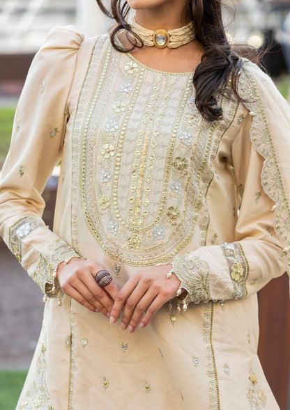 Meem | Luxury Eid Lawn 24 | MD-04 LIGHT SKIN - Pakistani Designer Dress - by Meem | Type: Luxury - 100% Original at Saira Sultan