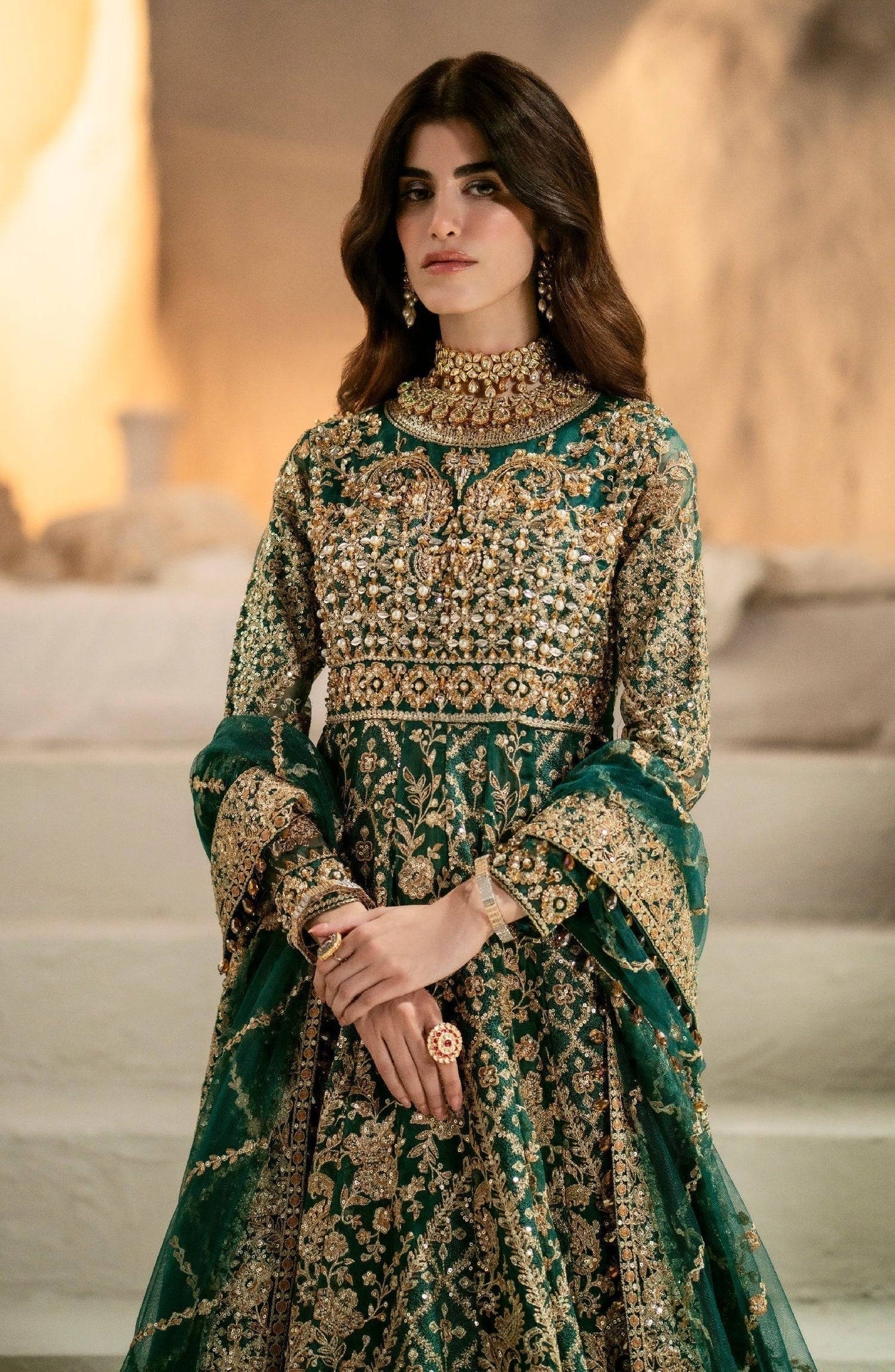 Maryum N Maria | Mehr o Maah Bridals | MW23-536-Anippe - Pakistani Designer Dress - by Maryum N Maria | Type: Bridal - 100% Original at Saira Sultan