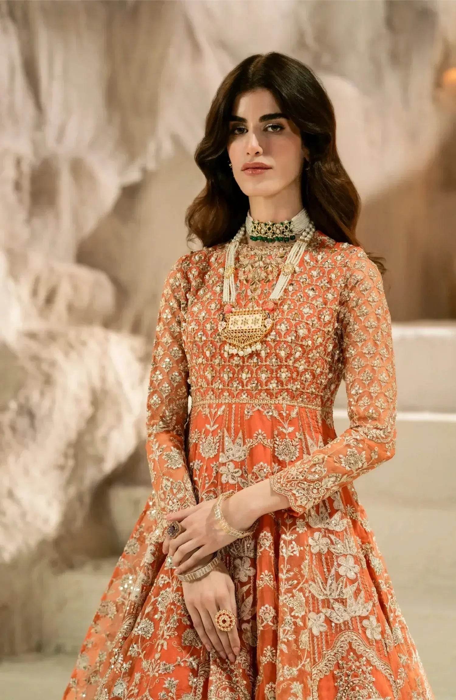 Maryum N Maria | Mehr o Maah Bridals | MW23-532-Maye - Pakistani Designer Dress - by Maryum N Maria | Type: Bridal - 100% Original at Saira Sultan