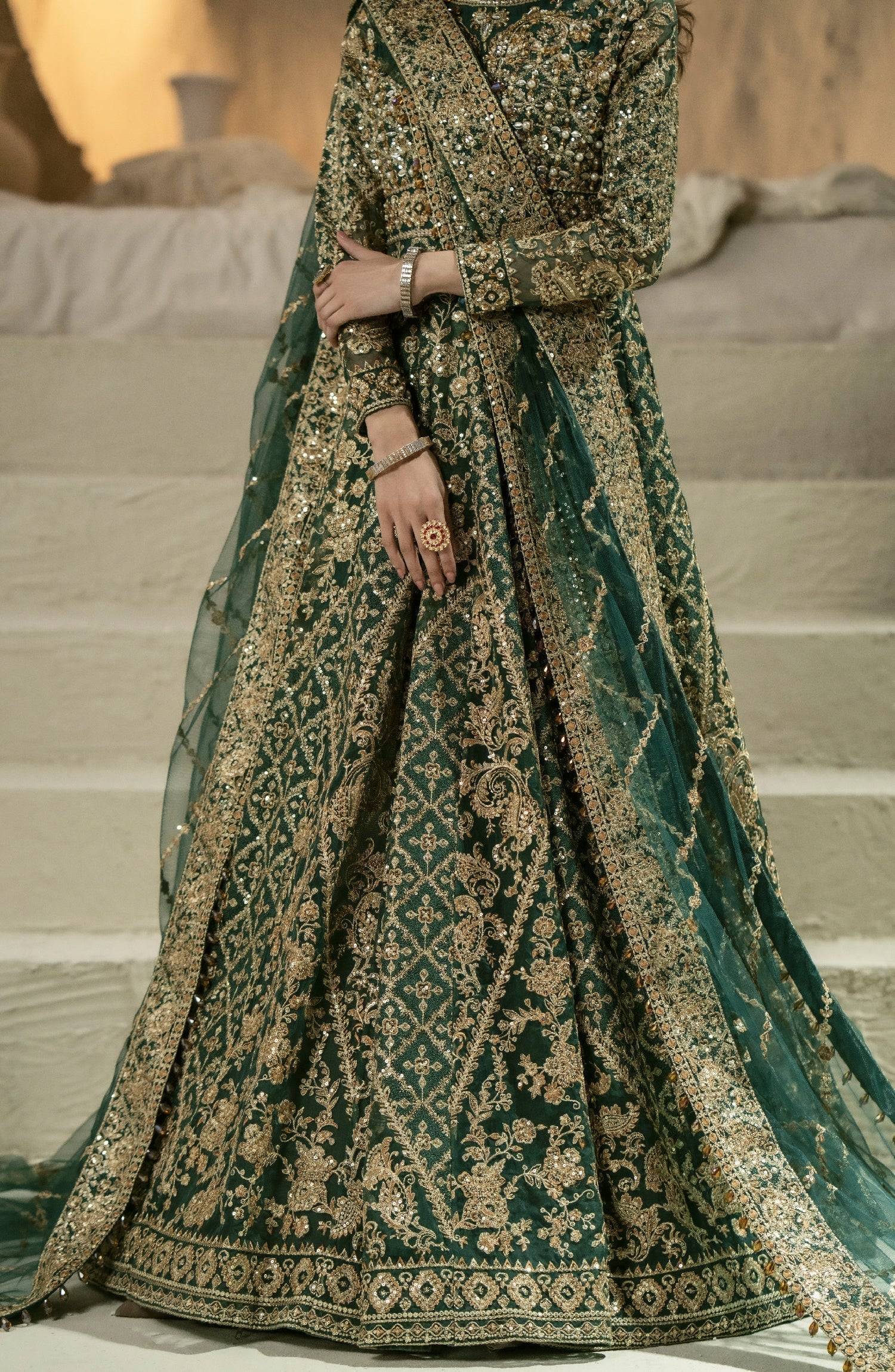 Maryum N Maria | Mehr o Maah Bridals | MW23-536-Anippe - Pakistani Designer Dress - by Maryum N Maria | Type: Bridal - 100% Original at Saira Sultan