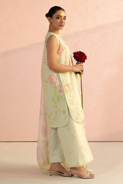 Zara Shahjahan | Coco Prints 25 | Mia-5A M Pale Yellow Lawn