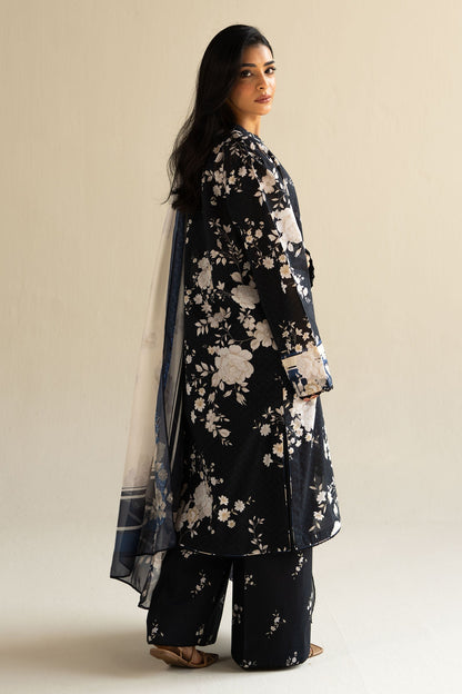 Zara Shahjahan | Coco Prints 25 | Mia-5B S Black Lawn