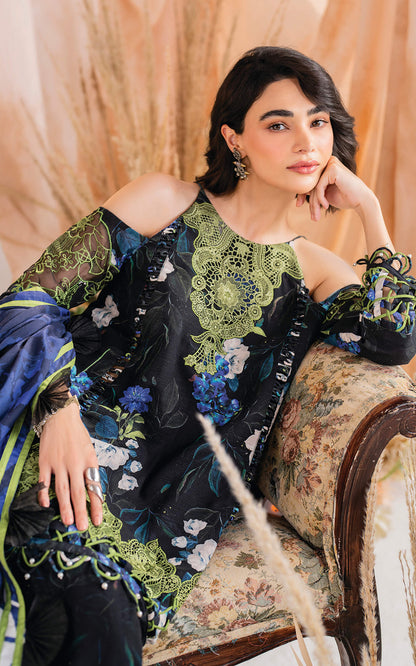 Asifa and Nabeel | Winter Meraki 24 | Midnight-MW-02 - Pakistani Designer Dress - by Asifa and Nabeel | Type: Ladies Clothes - 100% Original at Saira Sultan