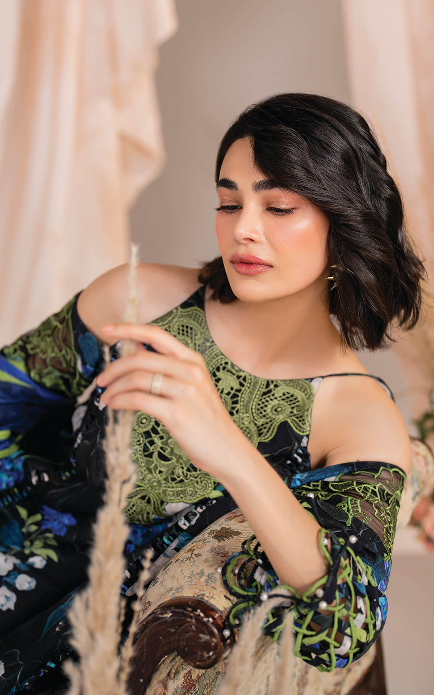 Asifa and Nabeel | Winter Meraki 24 | Midnight-MW-02 - Pakistani Designer Dress - by Asifa and Nabeel | Type: Ladies Clothes - 100% Original at Saira Sultan