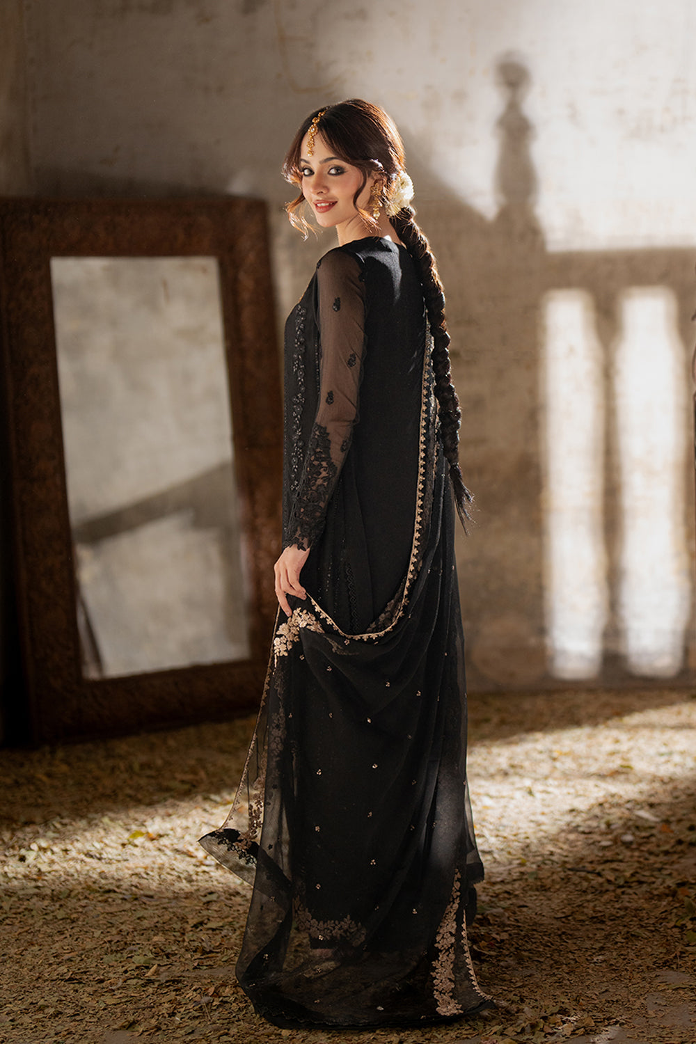 Azure | Ensembles | Midnight Veil - Pakistani Designer Dress - by Azure - Type : Ladies Clothes - 100% Original at Saira Sultan