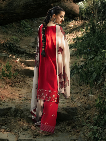 Hemstitch | The Garden Lawn | Midnight Rose - Pakistani Designer Dress - by Hemstitch - Type : Ladies Clothes - 100% Original at Saira Sultan