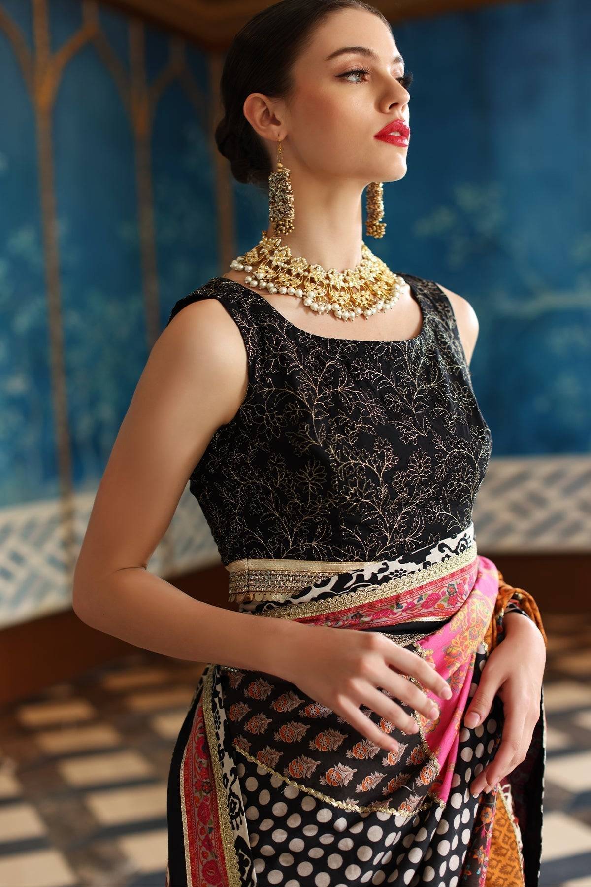 Mina Kashif | Festive Lawn | Jabeen - Pakistani Designer Dress - by Mina Kashif | Type: Luxury - 100% Original at Saira Sultan