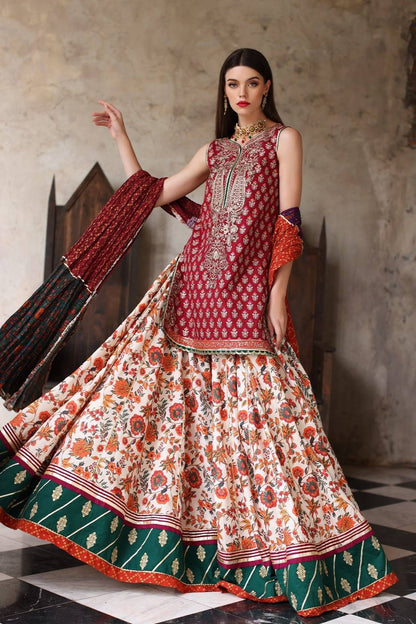 Mina Kashif | Festive Lawn | Janan - Pakistani Designer Dress - by Mina Kashif | Type: Luxury - 100% Original at Saira Sultan