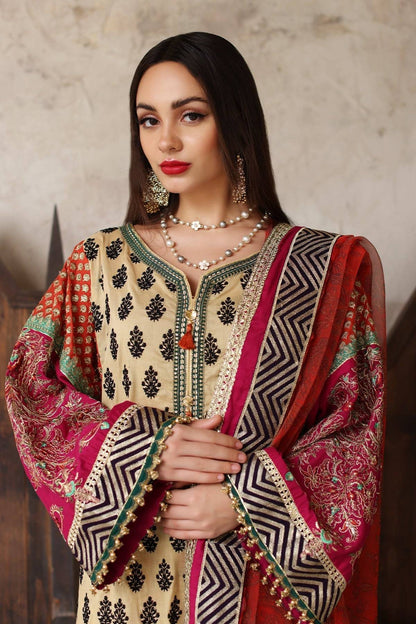Mina Kashif | Festive Lawn | Amani - Pakistani Designer Dress - by Mina Kashif | Type: Luxury - 100% Original at Saira Sultan
