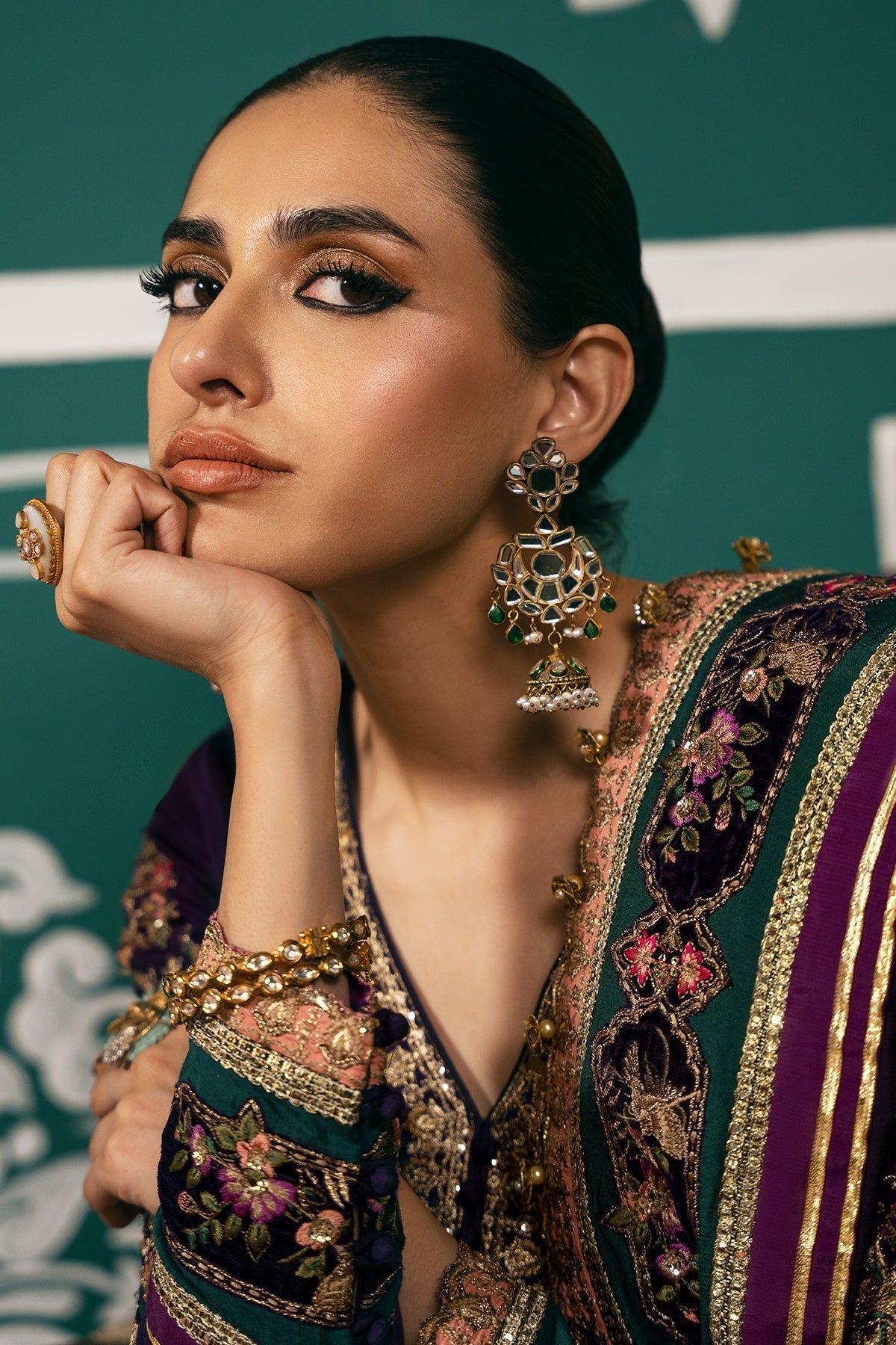 Mina Kashif | Meeral Formals 24 | Tabeer M Deep Purple Velvet