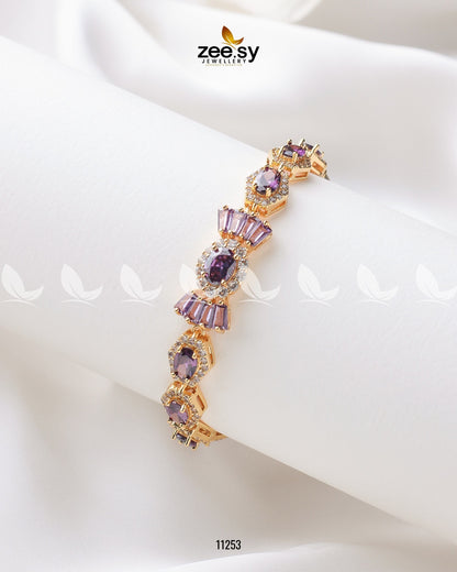 Mogra Bracelets Golden Purple