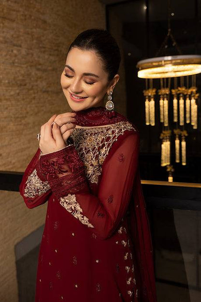 Azure | Embroidered Chiffon Collection | Mookaite - Pakistani Designer Dress - by Sobia Nazir | Type: Luxury - 100% Original at Saira Sultan