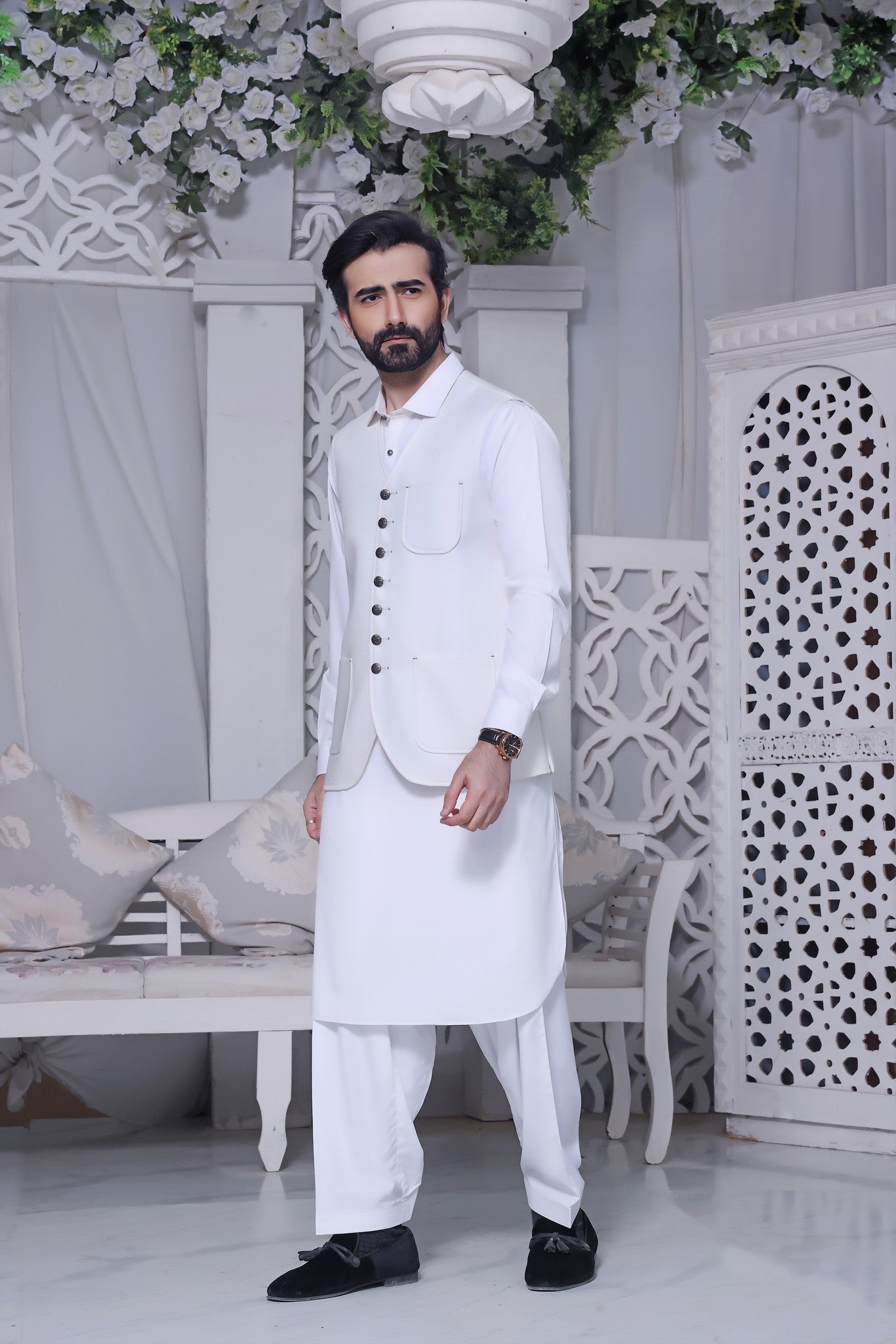 TGM | Men Fancy Wedding | Moon White (3 Piece) Large
