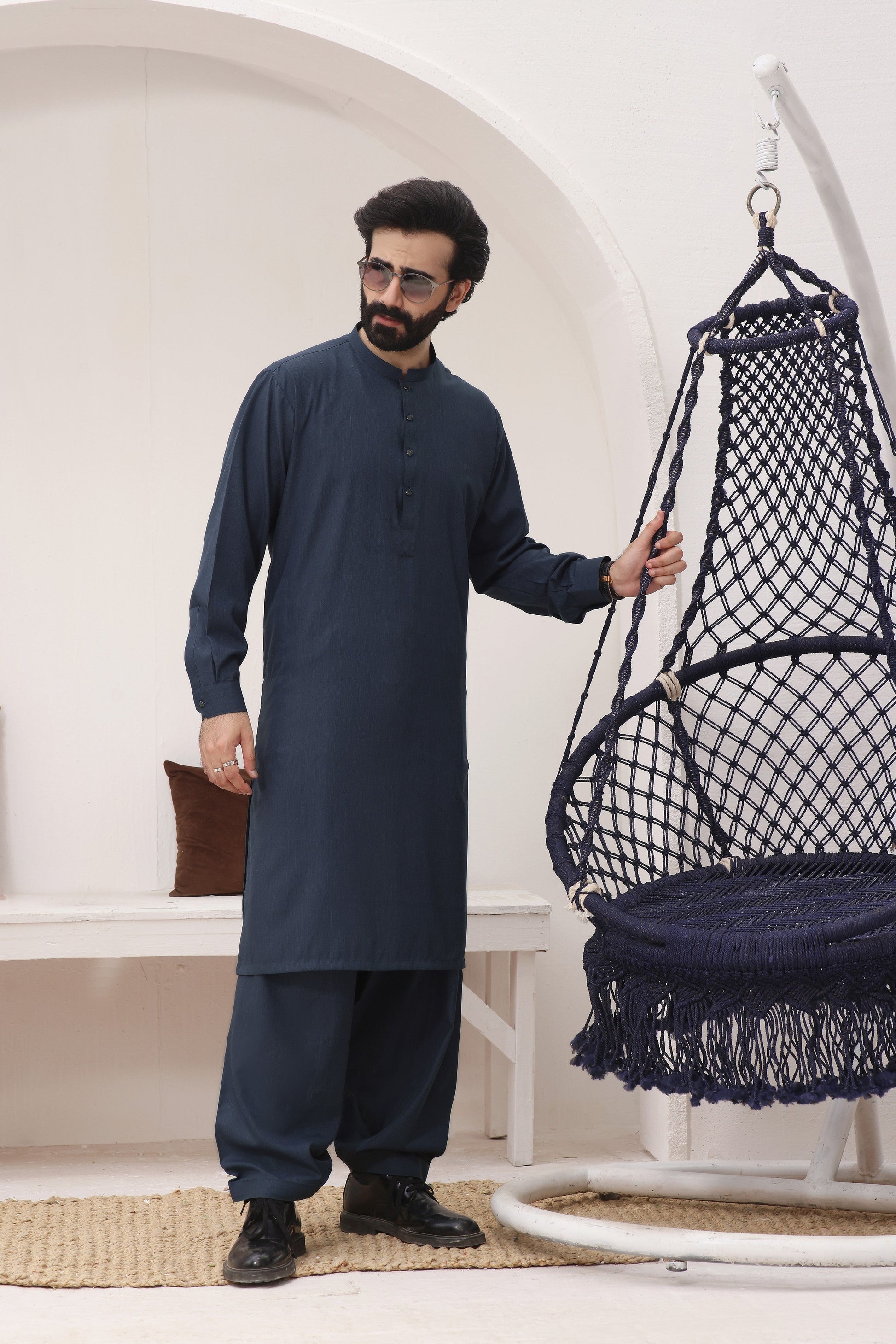 TGM | Men Fancy Wedding | Moonlight Blue (3 Piece) Large