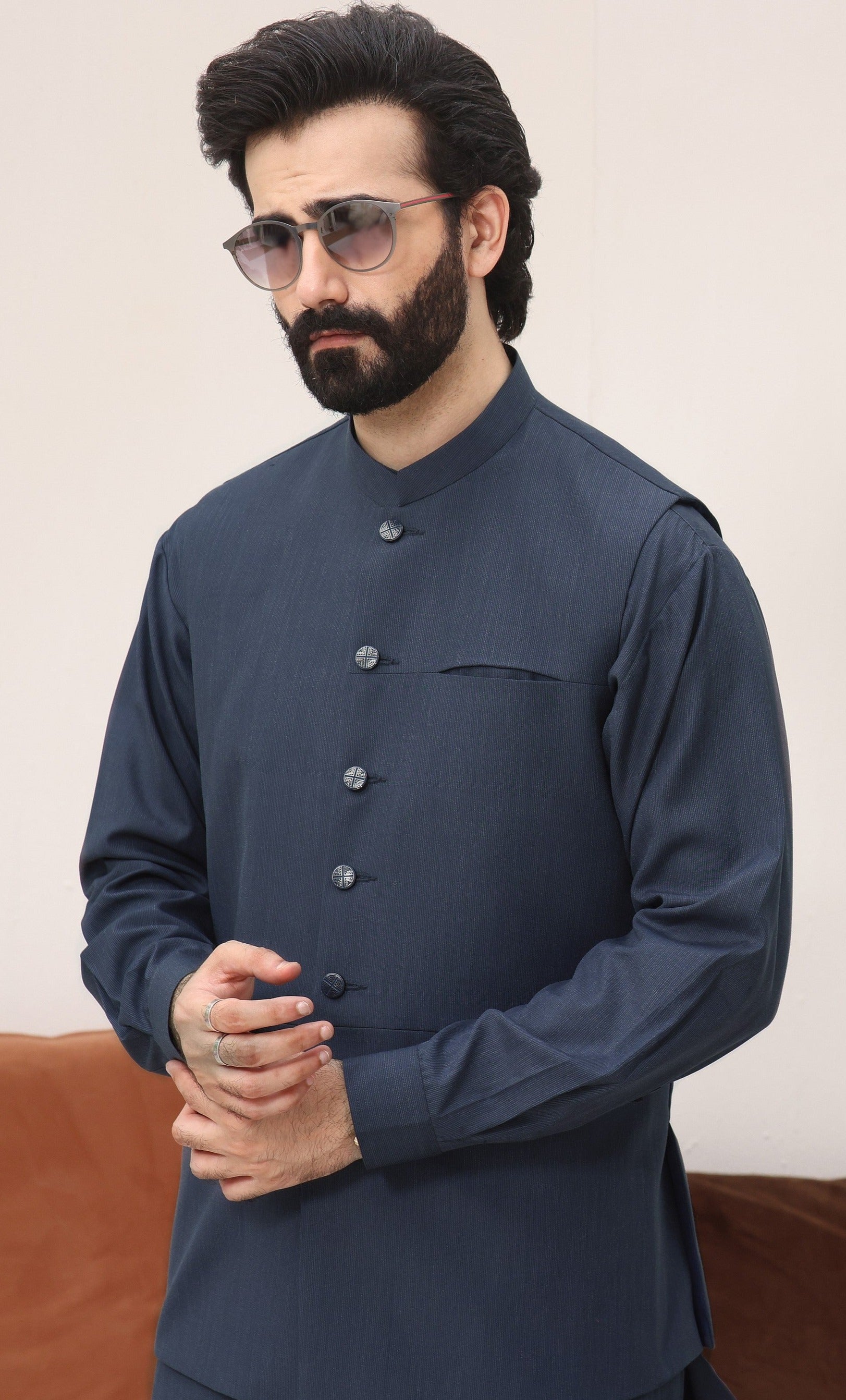 TGM | Men Fancy Wedding | Moonlight Blue (3 Piece) X-Large